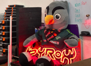 Alex el Halcón - Mascota Oficial Pyrox